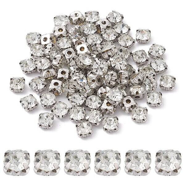 Square Sew on Rhinestone