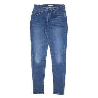 LEVI'S Curvy Jeans Blue Denim Slim Skinny Stone Wash Womens W25 L30