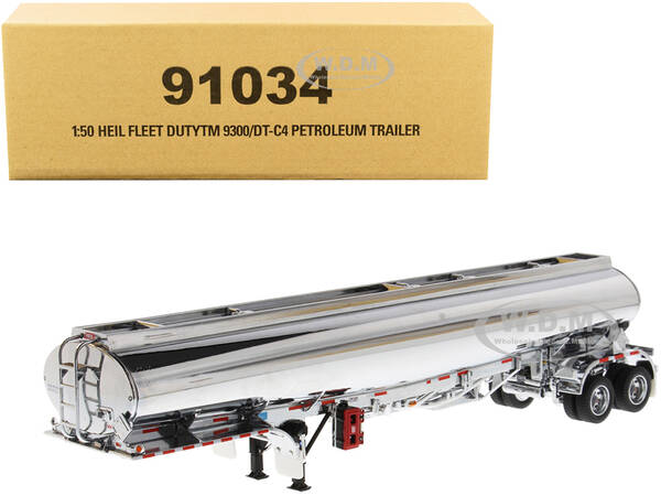 Heil Fleet Duty TM 9300/DT-C4 Petroleum Tanker Trailer Chrome \