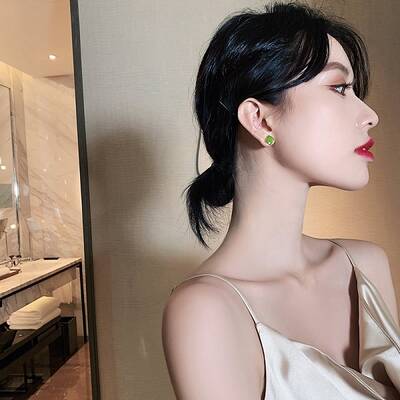 Alloy Enamel Stud Earrings