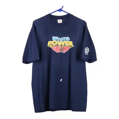 Jerzees T-Shirt - XL Navy Cotton