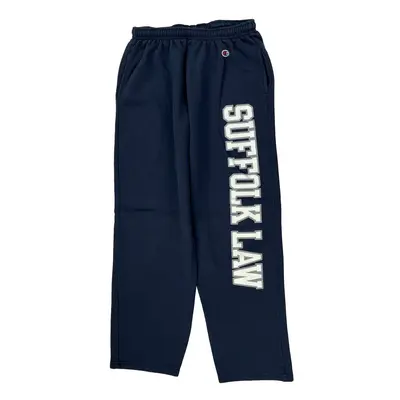 Suffolk Law Champion Joggers - Large Navy Cotton Blend