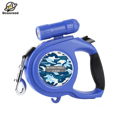 Geoorood Retractable Handheld Dog Leash with Night Light for Small Medium Dogs, 26 ft, Dog Walking Leash for Medium Large Dog...