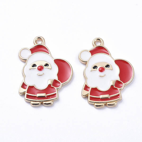 Golden Plated Alloy Enamel Pendants