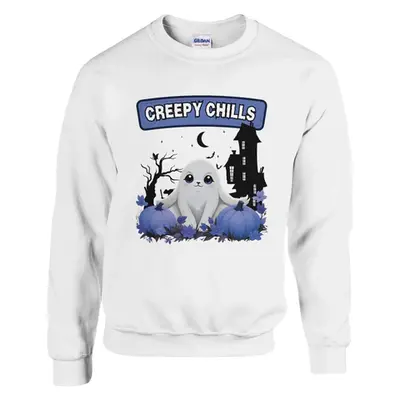 Adorable Haunts - Creepy Chills Ghost Sweatshirt