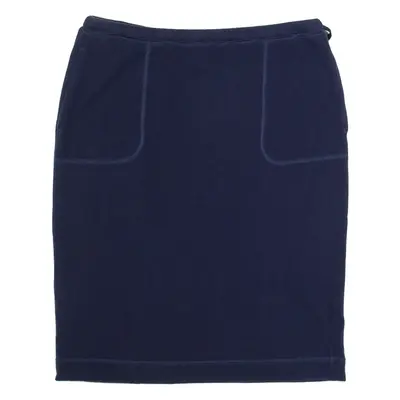 JAEGER Womens Straight Skirt Blue Knee Length M
