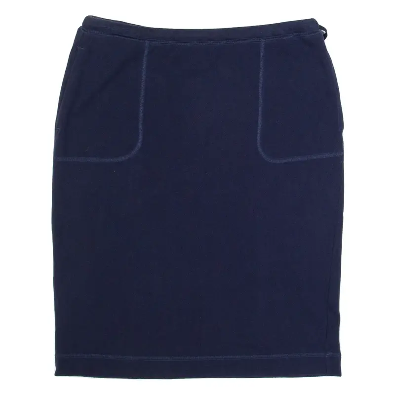 JAEGER Womens Straight Skirt Blue Knee Length M