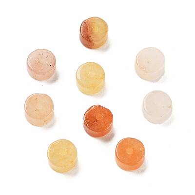 Natural Golden Silk Jade Beads