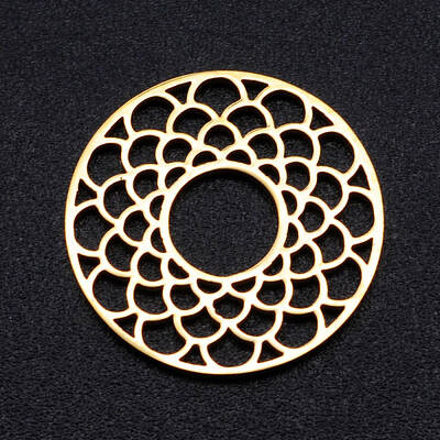 201 Stainless Steel Filigree Joiners Links