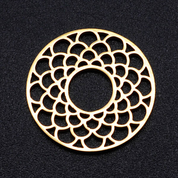 201 Stainless Steel Filigree Joiners Links