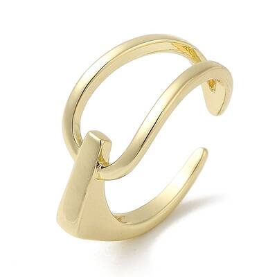Brass Open Cuff Rings