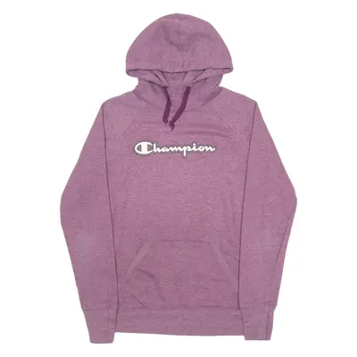 CHAMPION Womens Purple Hoodie S