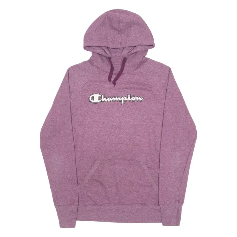 CHAMPION Womens Purple Hoodie S