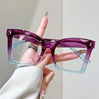 Trendy All-match Full Frame Reading Glasses, Fashion Casual Eyeglasses for Women & Men, Fashion Eyeglasses for Work, Daily Cl...