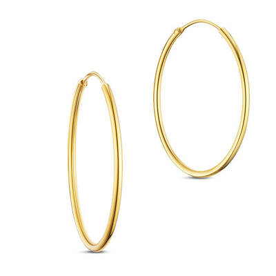 925 Sterling Silver Hoop Earrings