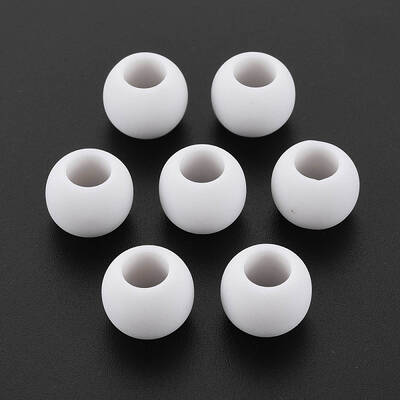 Opaque Acrylic European Beads