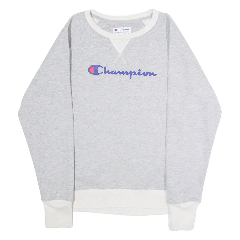 CHAMPION Mens Sweatshirt Grey Crew Neck M