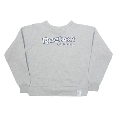REEBOK Classic Womens Sweatshirt Grey S