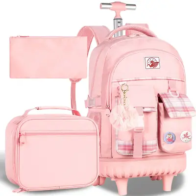 Rolling Backpack for Girls, 20\