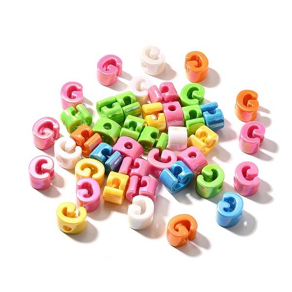 UV Plating Opaque Acrylic Beads
