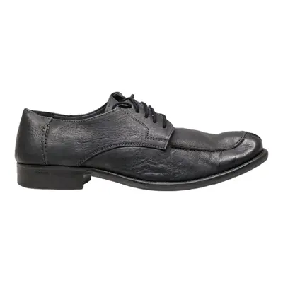 HUSH PUPPIES Derby Shoes Black Leather Mens UK 10