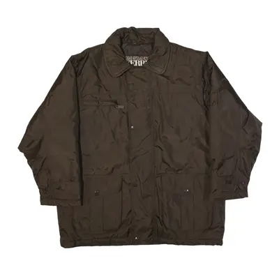 GIANFRANCO FERRE Insulated Shell Jacket Brown Mens XL