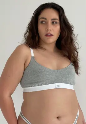 The Balconette, Kool Grey | Size: S