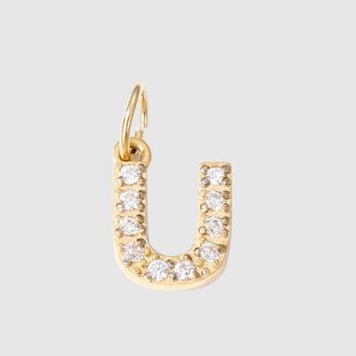 Stainless Steel Cubic Zirconia Pendants with Jump Rings