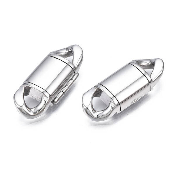 Non-Tarnish 304 Stainless Steel Fold Over Clasps