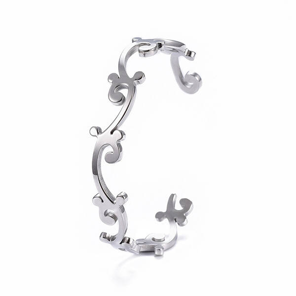 Tarnish Resistant 304 Stainless Steel Cuff Bangles