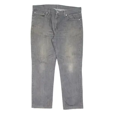 LEVI'S 511 Jeans Mens Grey Slim Straight Stone Wash W36 L30