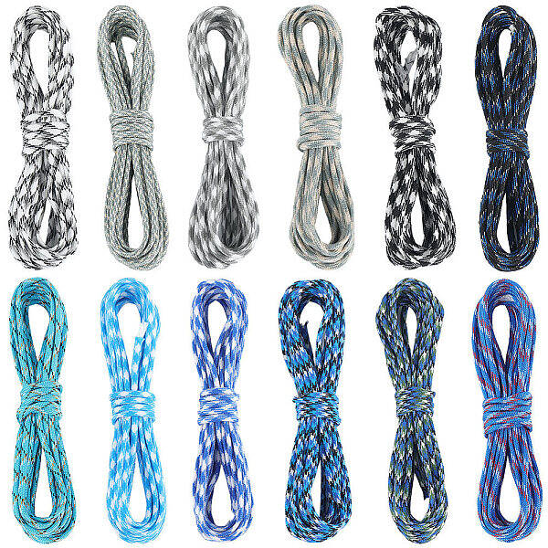 60M 12 Colors 7 Inner Cores Polyester & Spandex Cord Ropes