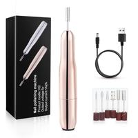 LKE Nail Drill USB Portable Electric Nail File Kit Professional Manicure & Pedicure Tool for Acrylic & Gel Nails Valentine's ...