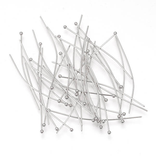 Tarnish Resistant 304 Stainless Steel Ball Head Pins