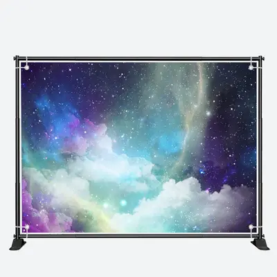 Colorful Cloud Galaxy Space Starry Fine Art Backdrop - Aperturee