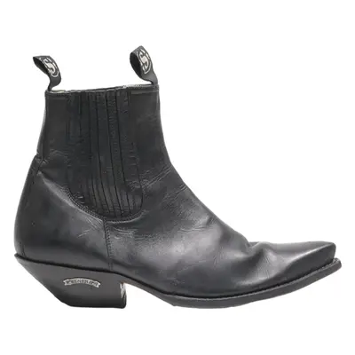 SENDRA Cowboy Boots Black Leather Mens UK 8