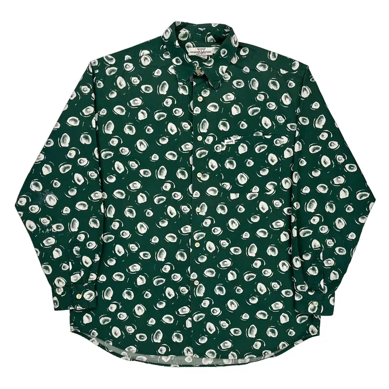 By Georges Marciano Guess Graphic Shirt - Small Green Cotton