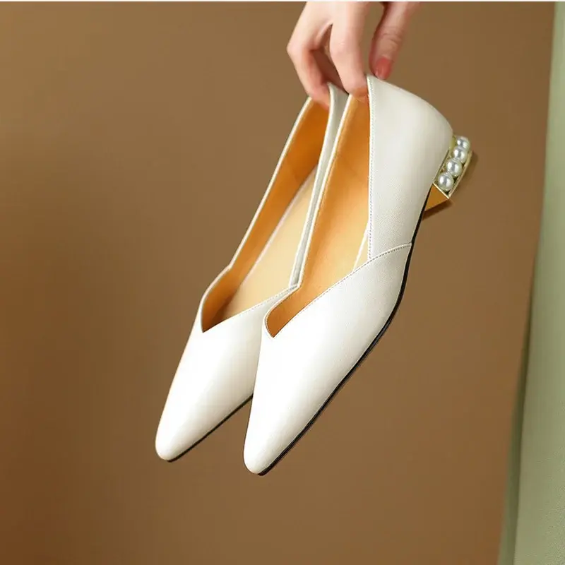 CHIKO Helena Pointy Toe Block Heels Pumps Shoes