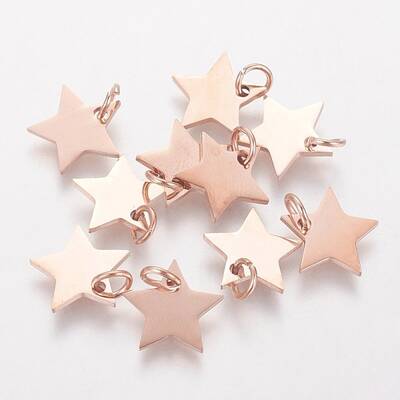Ion Plating(IP) 304 Stainless Steel Charms