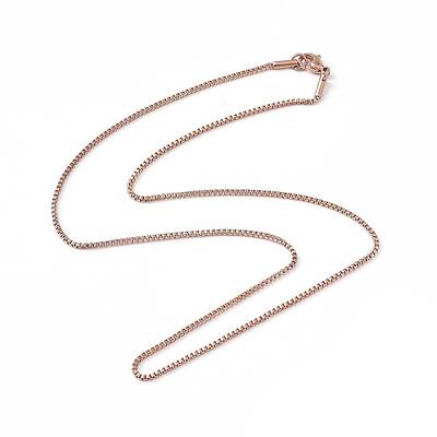 304 Stainless Steel Box Chain Necklaces for Men Women