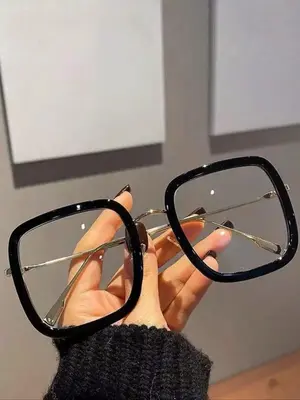 Simple Anti-blue Light Eyeglasses for Everyday Use, Basic Fashion Eyeglasses for Women & Men, Fashion Eyeglasses for Work & D...