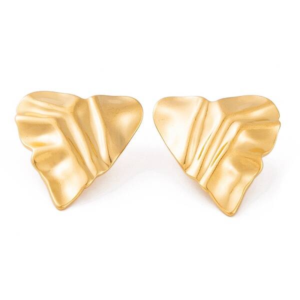 Ion Plating(IP) 304 Stainless Steel Stud Earrings for Women