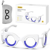 NEOISM Motion Sickness Glasses Car Sickness Glasses Relieve Carsickness Airsickness Seasickness Portable Anti Nausea Car Sick...