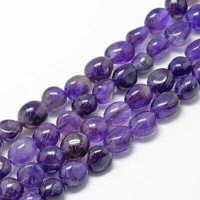 Natural Amethyst Beads Strands
