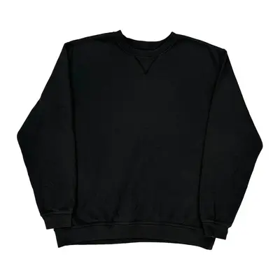 Carhartt Sweatshirt - XL Black Cotton Blend
