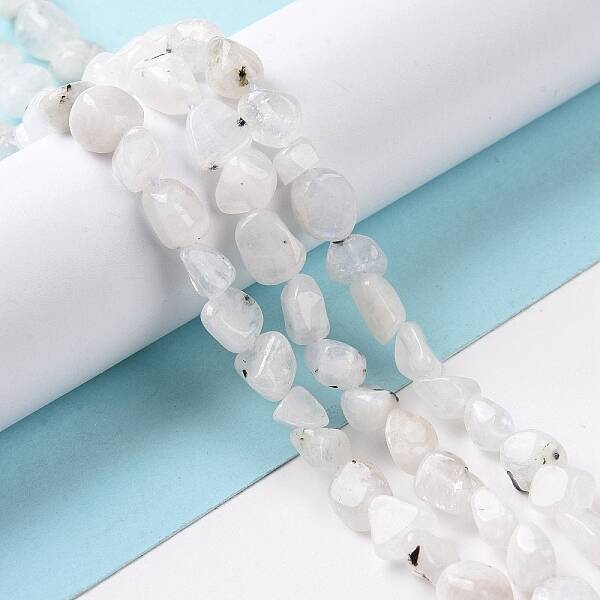 Natural Rainbow Moonstone Beads Strands