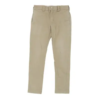 Dickies Trousers - 32W 30L Beige Cotton Blend