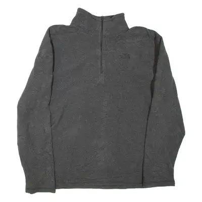 THE NORTH FACE Lightweight Pullover Mens Fleece Jacket Grey L