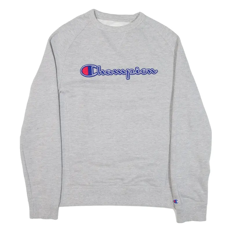 CHAMPION Mens Sweatshirt Grey S