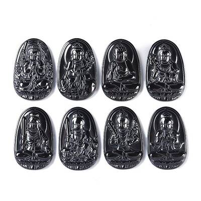 Synthetic Non-Magnetic Hematite Pendants
